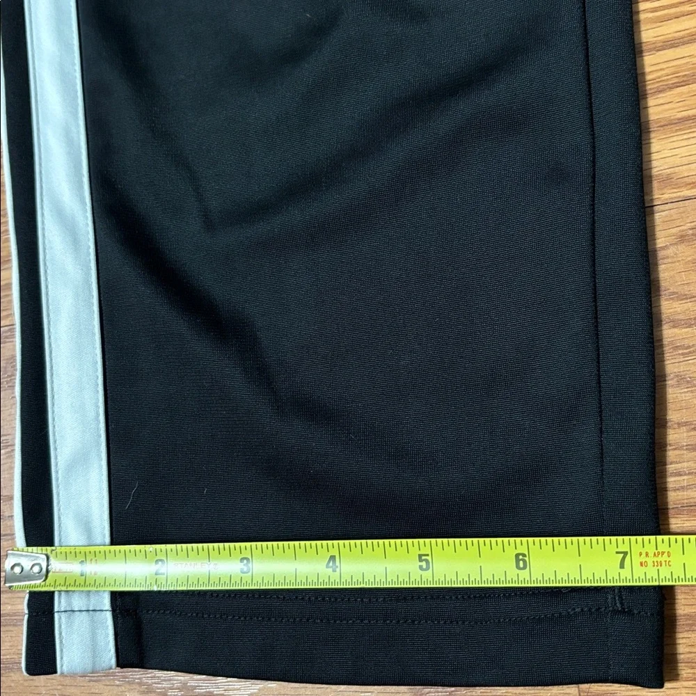 Adidas Black Joggers White Accents Pockets